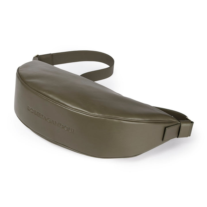 Micol Banana in smooth calfskin with adjustable shoulder strap