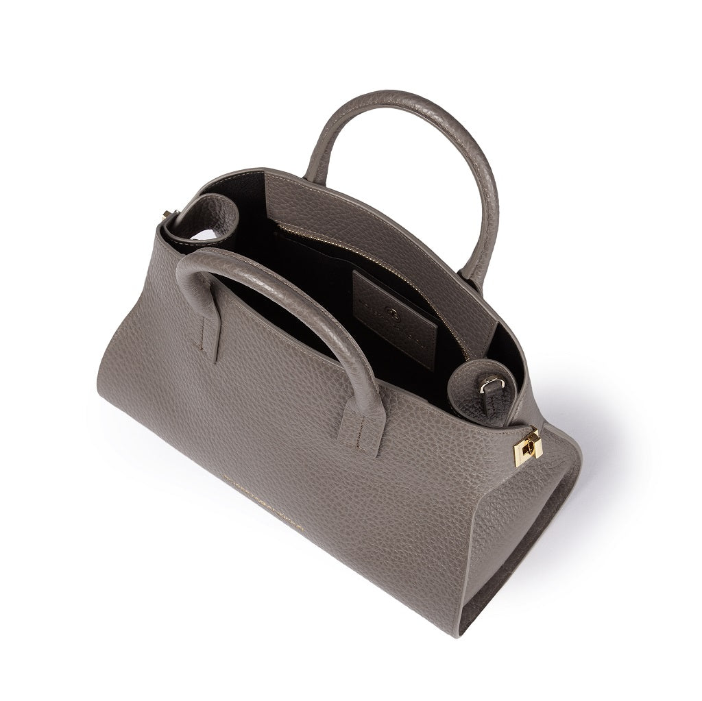 Elodie bowling small borsa a mano in pelle con tracolla staccabile e regolabile