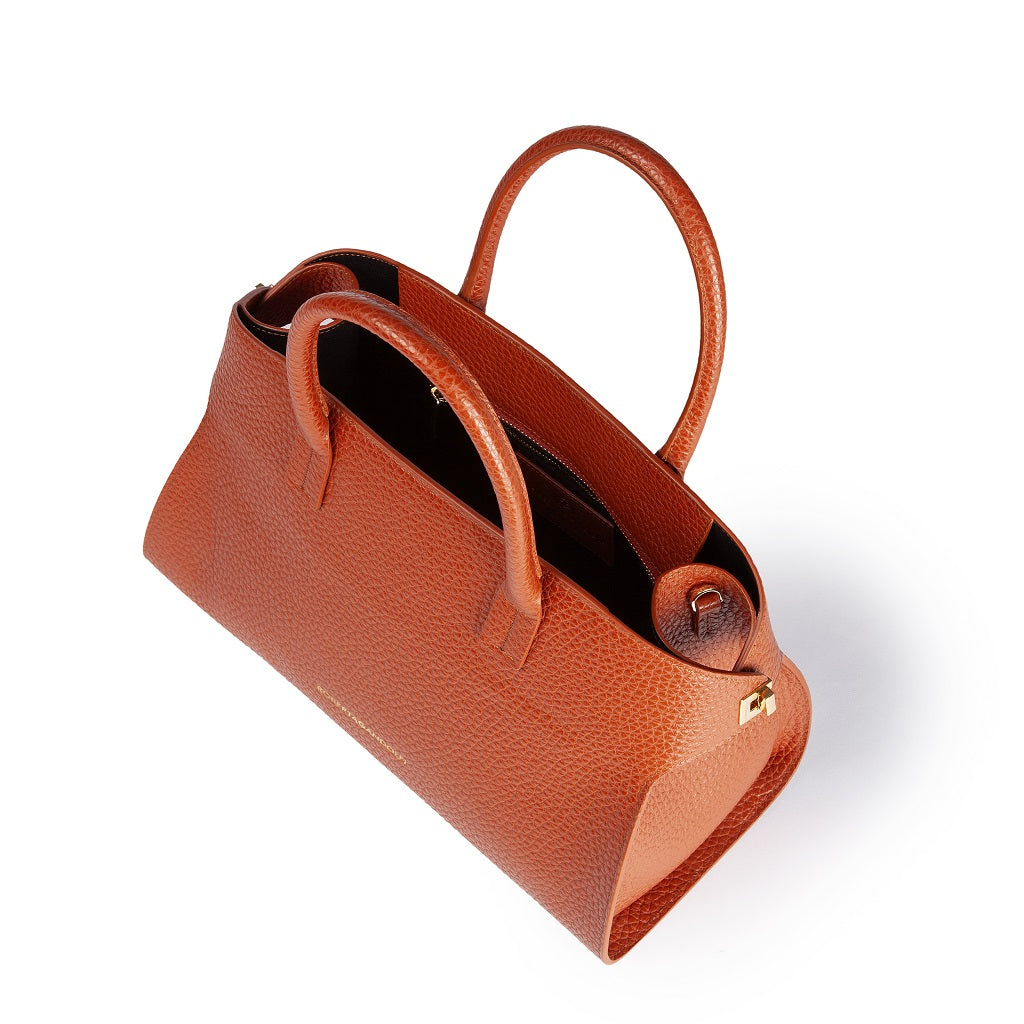 Elodie bowling medium borsa a mano in pelle con tracolla staccabile e regolabile