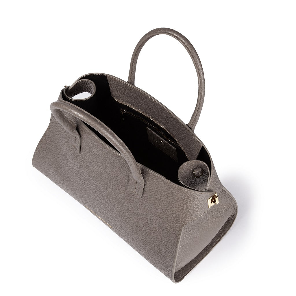 Elodie bowling medium borsa a mano in pelle con tracolla staccabile e regolabile