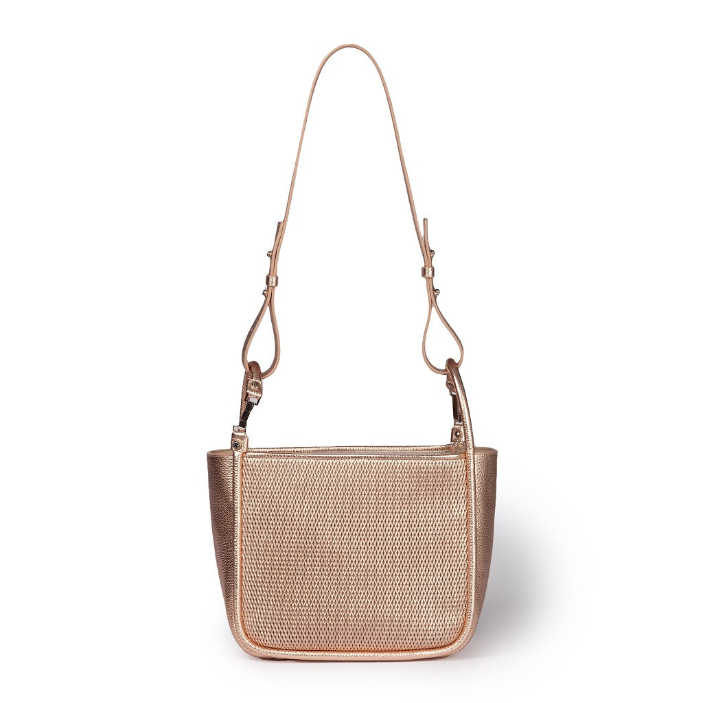 Yuma small 3 in 1 borsa a mano in pelle trasformabile con tracolla staccabile