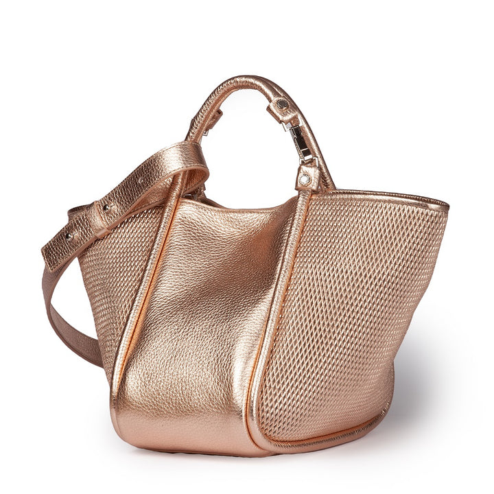 Yuma small 3 in 1 borsa a mano in pelle trasformabile con tracolla staccabile