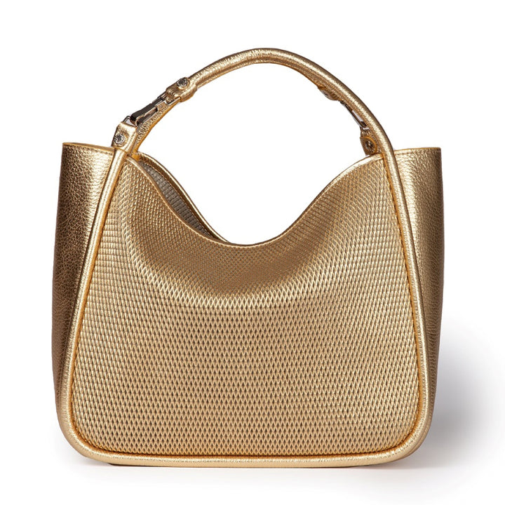 Roberta Gandolfi Yuma small 3 in 1 borsa a mano in pelle trasformabile con tracolla staccabile