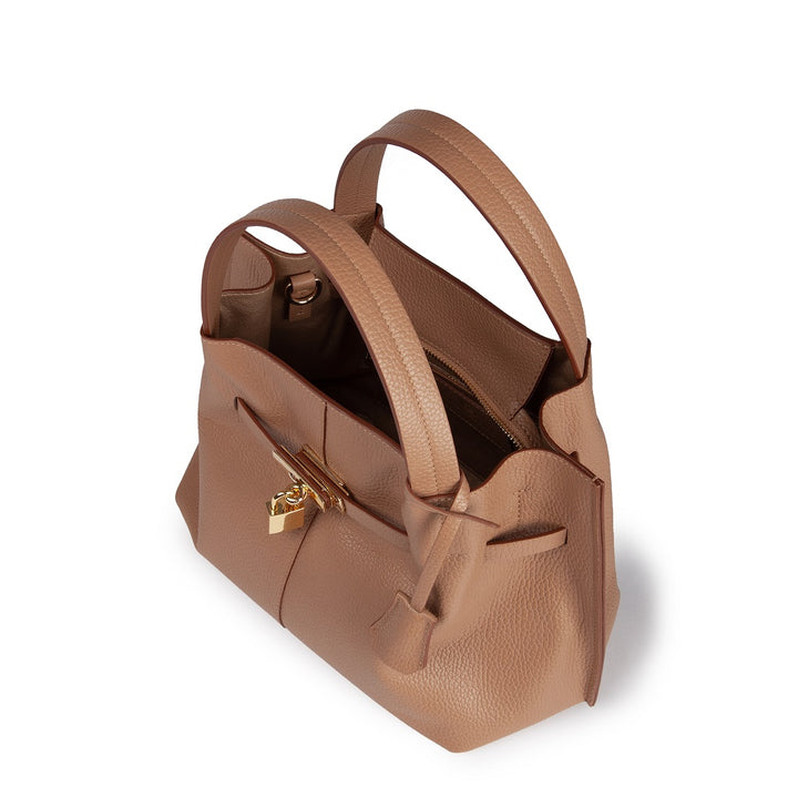 Giorgia handbag borsa in pelle con tracolla logata staccabile e regolabile