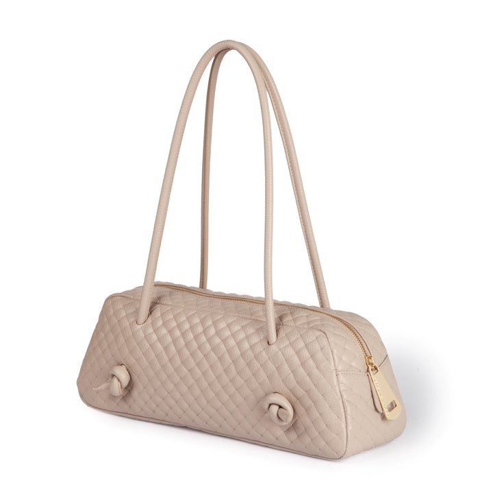 Grace woven elongated bag in braided calfskin