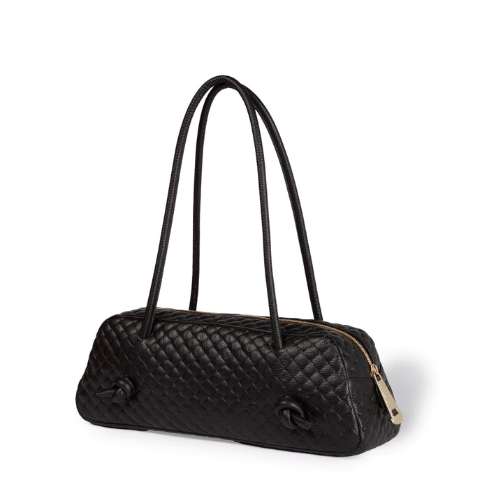 Grace woven elongated bag in braided calfskin